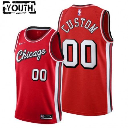 Maillot Basket Chicago Bulls Personnalisé Nike 2021-22 City Edition Throwback Swingman - Enfant